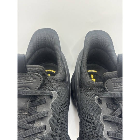 TredSafe Men US 9 M Black Mesh Anti Fatigue Oil Slip Resistant Slip On Shoes - Picture 11 of 13